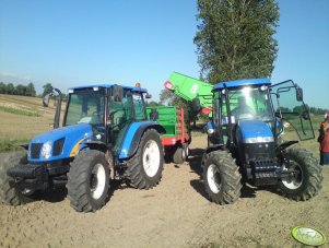 New Holland TL100a & New Holland TD5020 