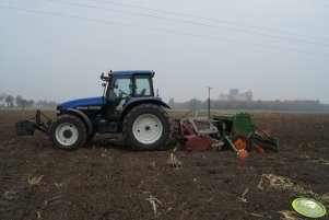 New Holland TM 125 + Kuhn & Amazone 