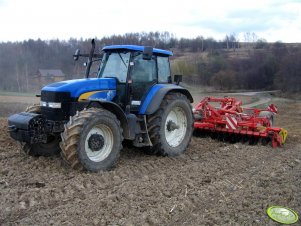 New Holland TM 175 + Pottinger TERRA DISC 5000 plus