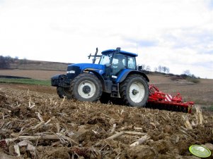 New Holland TM 175 + Pottinger TERRA DISC 5000 plus