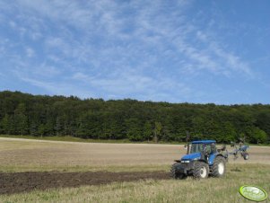 New Holland TM130 + Rabe 3+1+