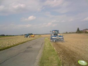 New Holland TM155 + Nordsten Ns3030 vs New Holland T6010 + P