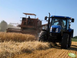 New Holland TS 115A & Bizon Z056