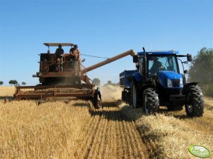New Holland TS 115A & Bizon Z056