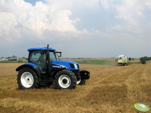 New Holland TS 115A & Claas Medion 310