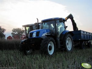 New Holland TS 115A + P78 S & Claas Medion 310