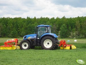 New Holland + zestaw kosiarek Pottingera