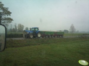 NH T6030RC & 2x Pronar T653/2