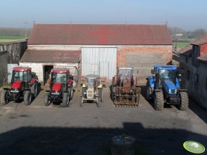 NH T6050RC + Ursus 1224 z turem + Ursus C-330 + Case JX60 + Case JX80