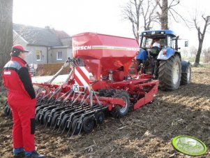 NH T7550 i Horsch Pronto 3m