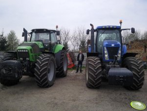 NH T8030 i Deutz-Fahr Agrotron X720