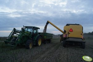 NH TC 5070 RS & JD 5620