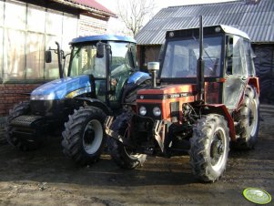 NH TD 5040 i Zetor 7745