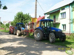 NH TD5020 + Unia Famarol i NH TD5040 + Metal-Fach