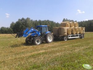 NH TD5030 + Q36 + przyczepa