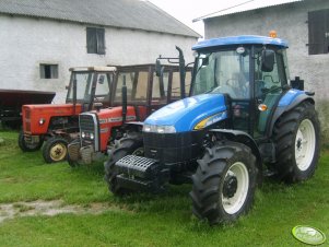 NH TD5050, MF 255 i Ursus C-360