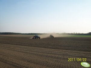 NH TM165 + Kongskilde & NH T7040 + wały