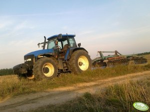 NH TM190 + Brona talerzowa