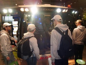 Oblężenie kabiny claas'a w wykonaniu Agrofoto