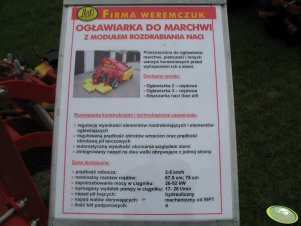 Ogławiarka do marchwi