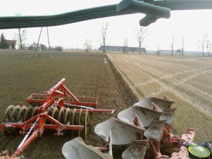 Orka John Deere 6920S + Kuhn 4-obrotowy + wał Krośniewice