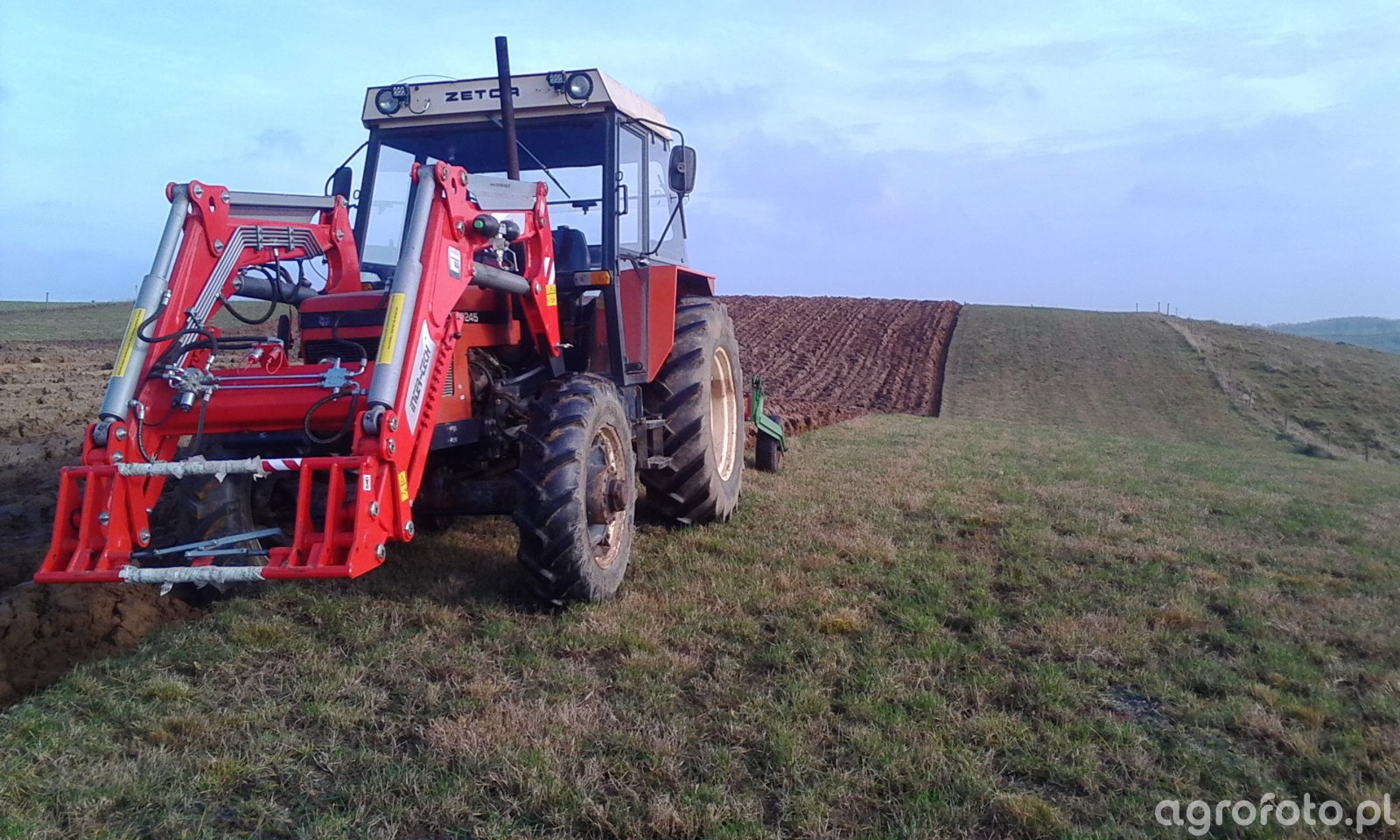 Orka trawy, Zetor 7245 & Kverneland