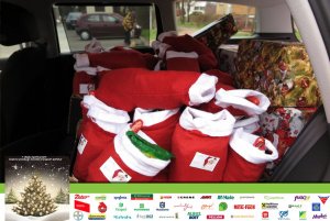 Pełne sanie Mikołaja