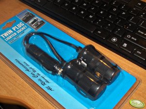 Podwójne gniazdo zapalniczki