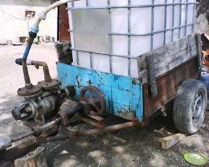 Pompa do wody + beczka