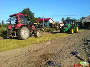 Pronar 82A & John Deere 6230
