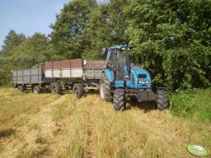 Pronar 82TSA + przyczepa + rozrzutnik