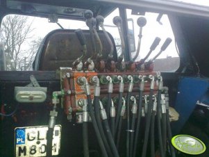 Przyczepa leśna samorobna + ładowacz troll