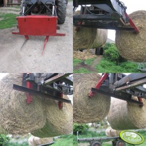 Rozsuwane widły do bel