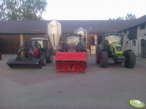Same Roller 70, Valtra n91 i Claas Arion 430 CIS