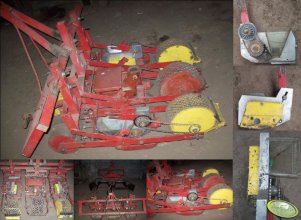 Siewnik do warzyw punktowy z redliniarka wykonany własnoręcznie