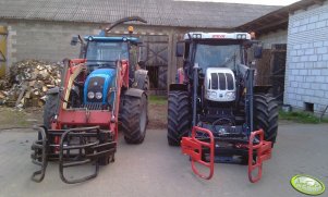 Steyr 9095MT i Landini Powerfarm 75