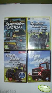 Symulator Farmy 2009, Symulator Farmy 2011, Farming Simulator 2011 zestaw dodatków, Farming Simulator 2013