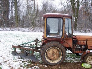 T-25 i pług 3 skibowy