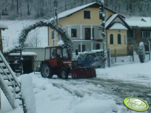 T-25 i Pług do śniegu