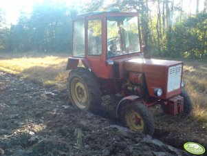 T-25 + pług dwuskibowy