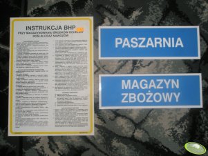 Tablice na budynki inwentarskie