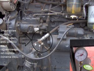 Turbosprężarka Ursus 5314 od mercedesa