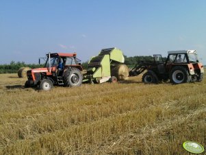 Ursus 1002 + Claas Rollant 62