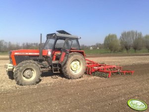 Ursus 1224 + agregat uprawowy  Unia Group kombi 4,20 