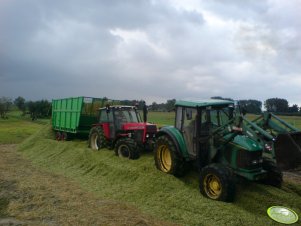 Ursus 1224 + Fortschritt T088 & John Deere + Tur 6