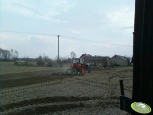 Ursus 1224 i agregat uprawowy  Bomet 