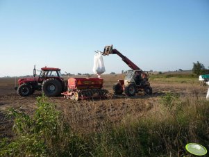 Ursus 1614 , Vaderstad rapid 300C i Manitou