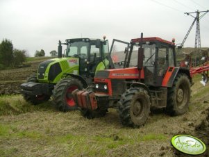 Ursus 1634 i Claas Axion 830