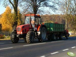 Ursus 1634 + przyczepa Czarna Białostocka + rębak