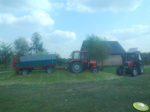 Ursus 2812 + rozrzutnik & Belarus 820